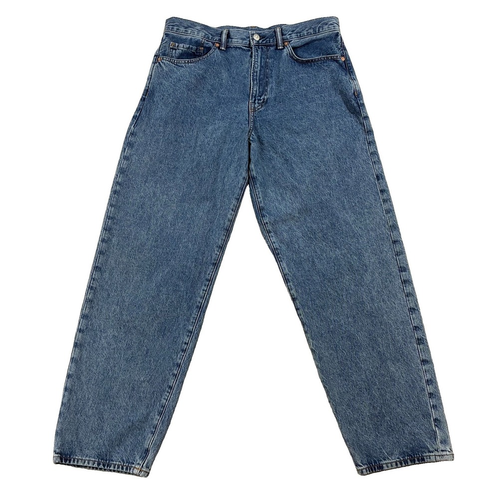 GAP Baggy Fit Medium Wash Blue Jeans Men 32x32 Y2K Skater Steetwear 90s Normcore